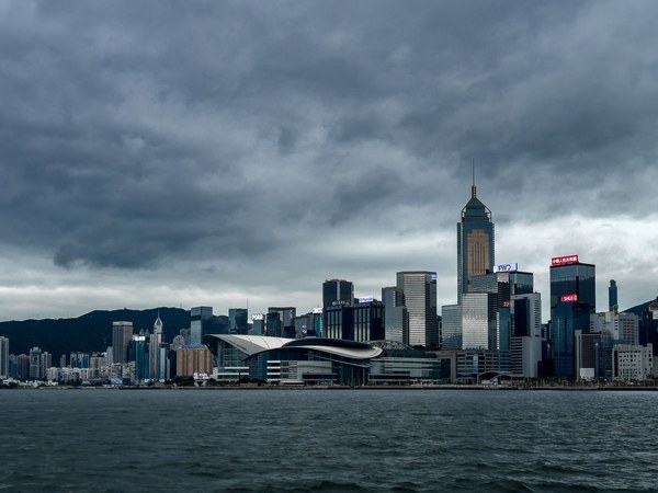 香港湾仔一带的商业楼宇