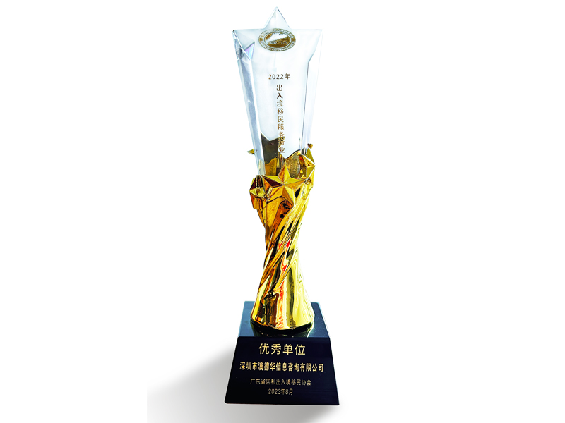 2022年出入境移民服务行业优秀单位